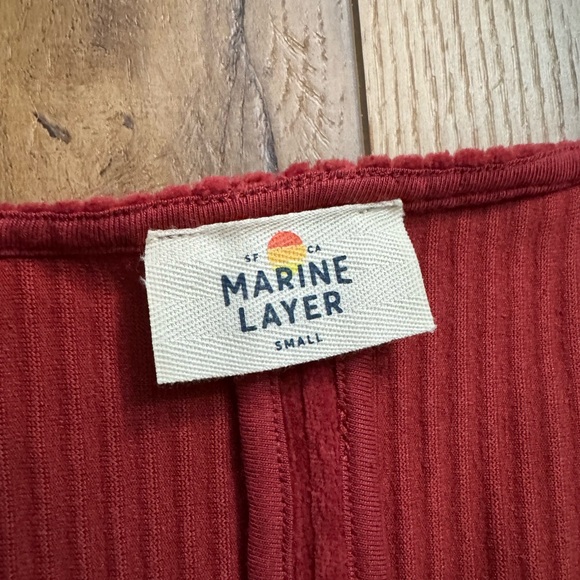 Marine Layer Dresses & Skirts - Marine Layer Ribbed Jumper in Brick Red - Size Small